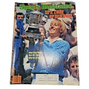 MARTINA NAVRATILOVA Sports Illustrated 6/18/84 Magazine Newsstand FRENCH OPEN
